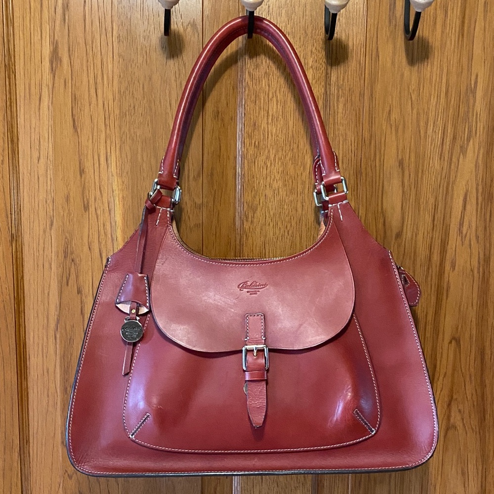Boldrini Selleria Red Leather Bag